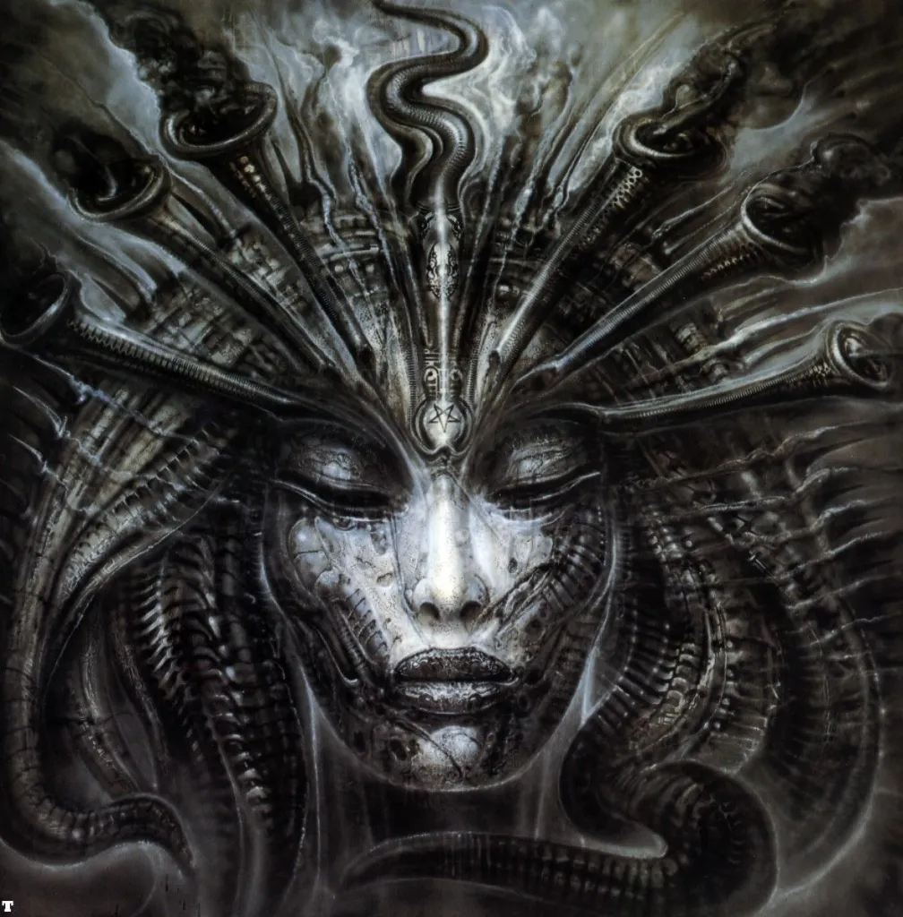 H. R. Giger, The trumpets of Jericho, 1998